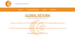 Desktop Screenshot of globalreturnam.com