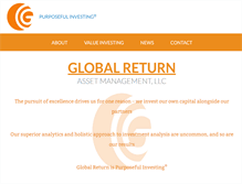Tablet Screenshot of globalreturnam.com